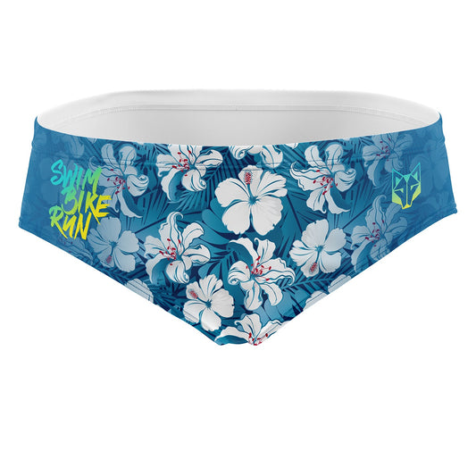 Slip de bain - Swim Bike Run Flower