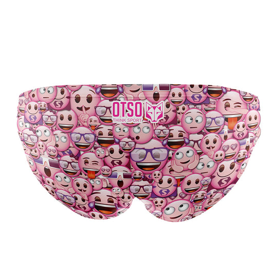 Slip da bagno - Emoji Classico Rosa