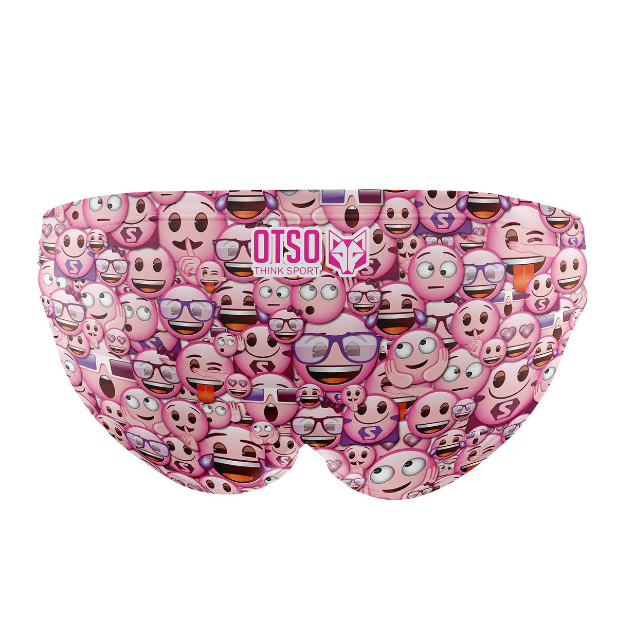 Bath brief - Classic Pink Emoji