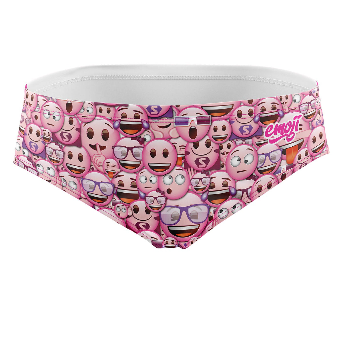 Bath brief - Classic Pink Emoji