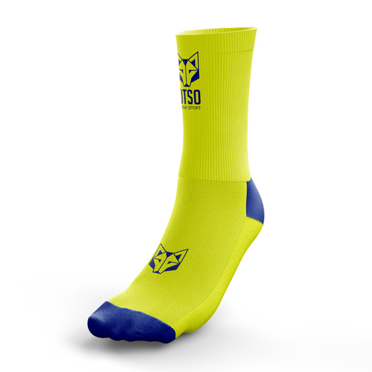 Chaussettes Multisport mi-haute - Flooow fluo yellow & electric blue