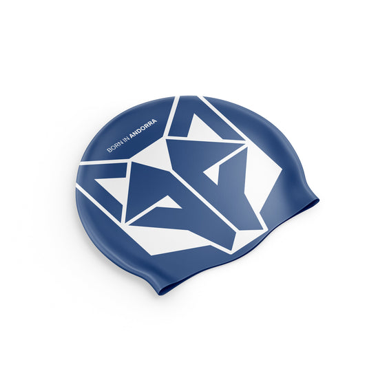 Bonnet natation - Electric Blue & White