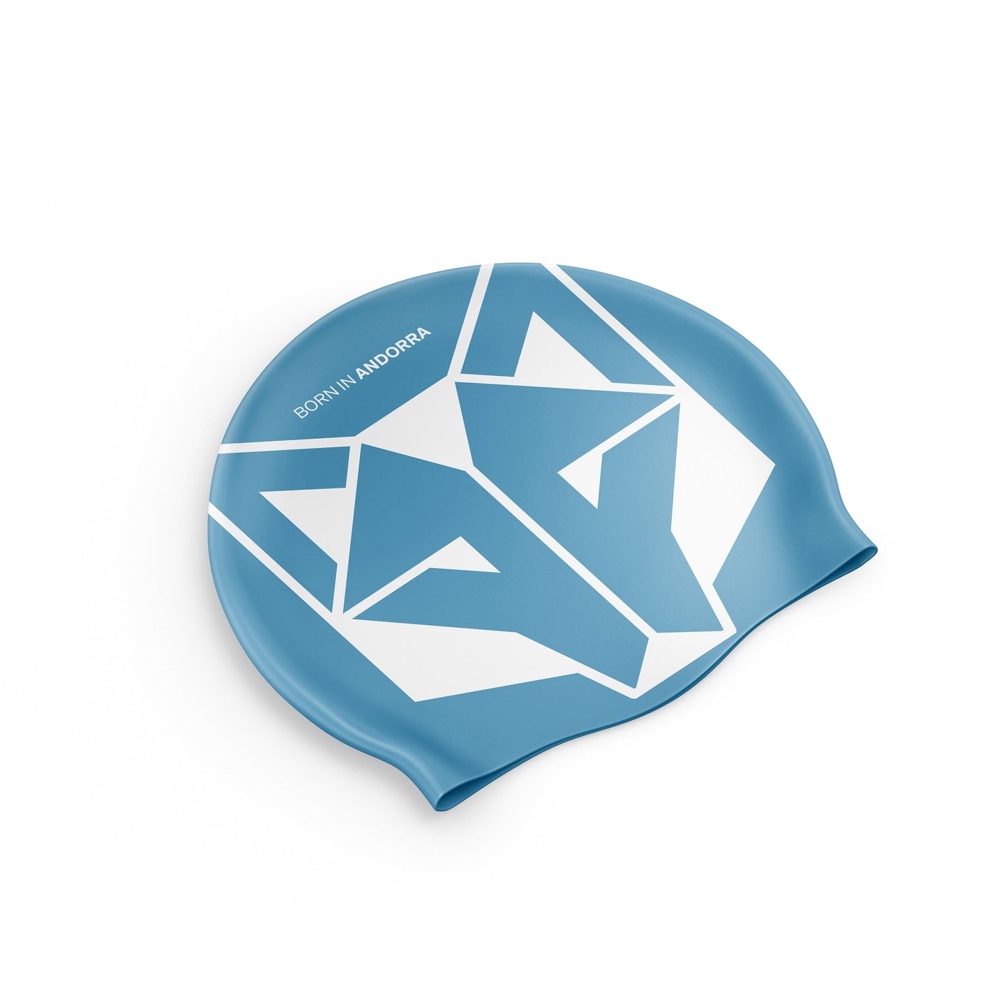 Bonnet natation - Light Blue & White