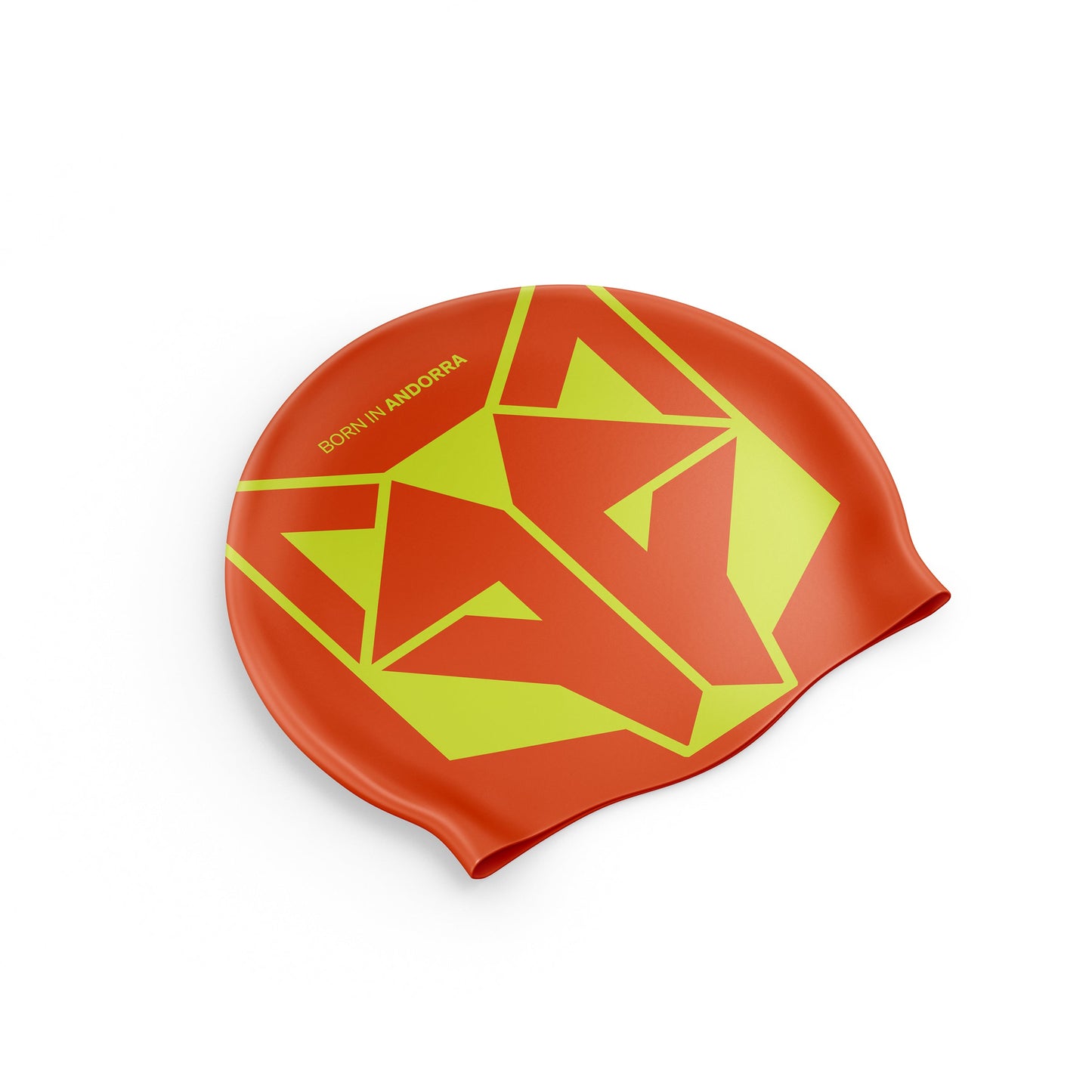 Cuffia da nuoto - Arancione fluorescente e Giallo fluorescente