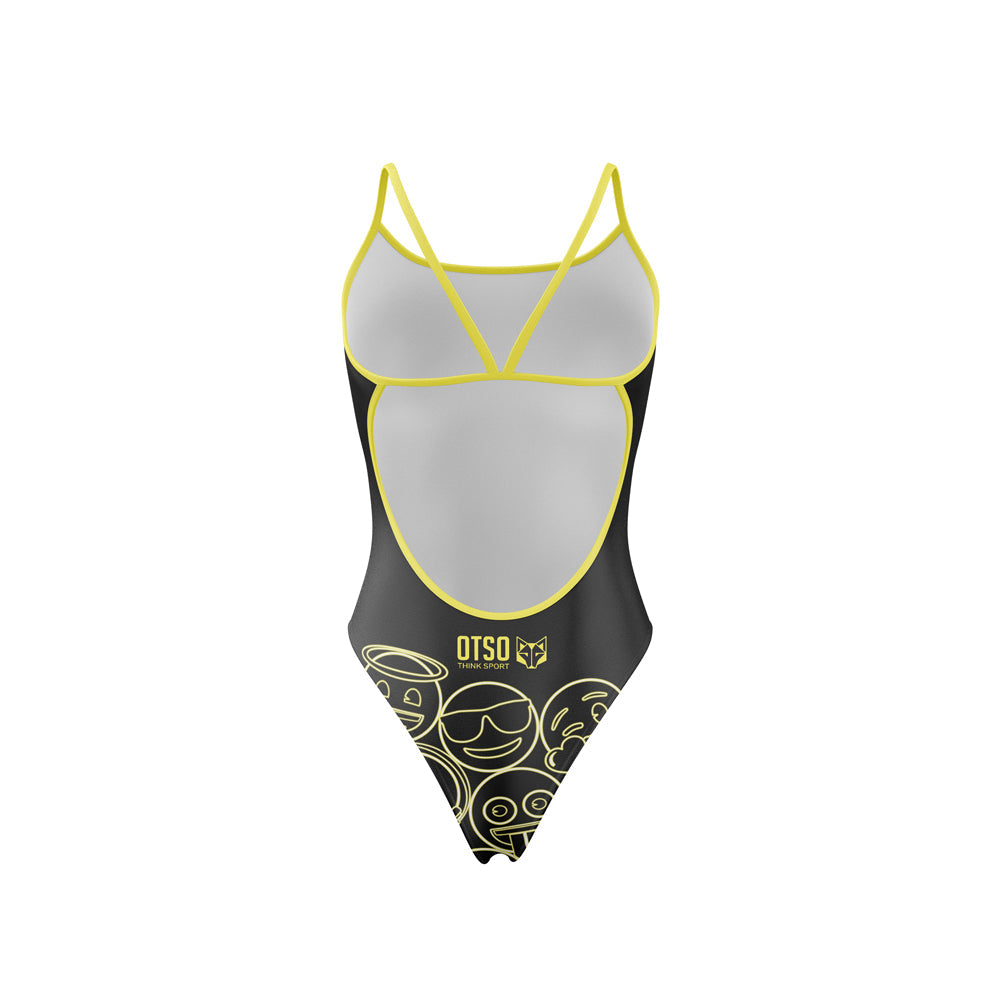 Maillot Femme -  Emoji Neon Faces