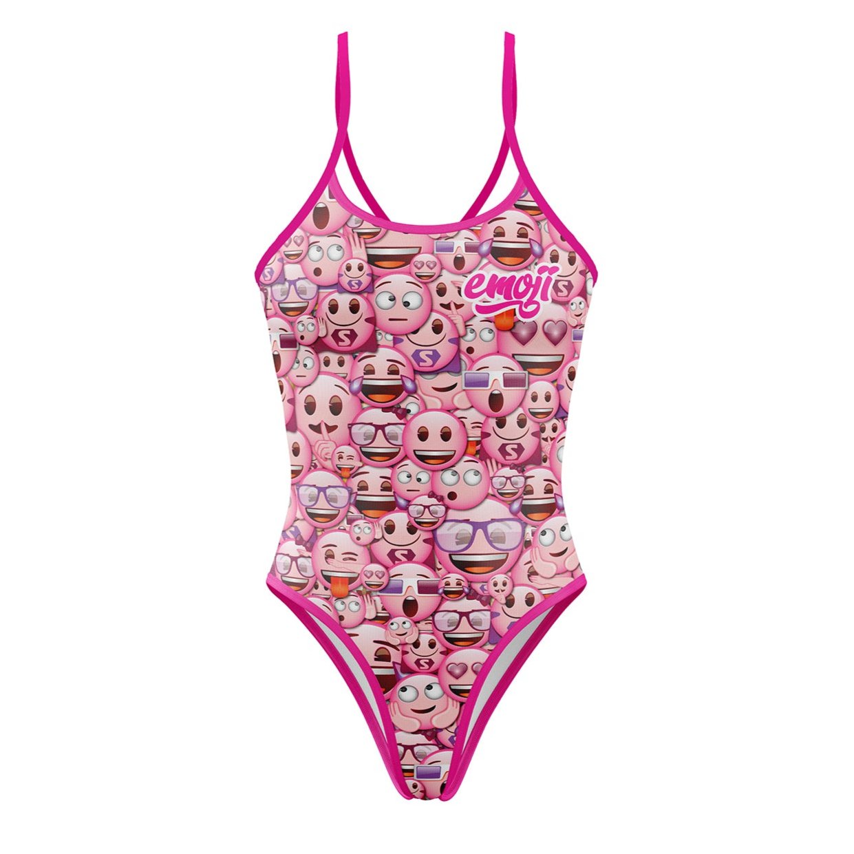 Maillot Femme- Emoji Classic Pink