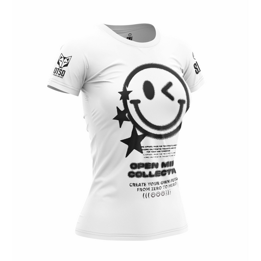 T-Shirt Femme - S.W.Smiley Airbrushed Infinity