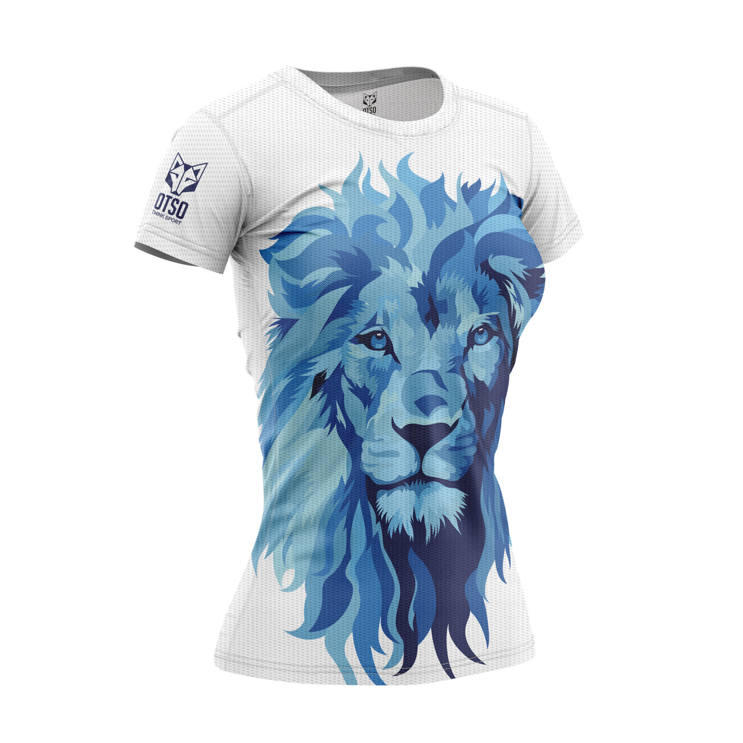 T-Shirt Femme - Be A Lion Blue