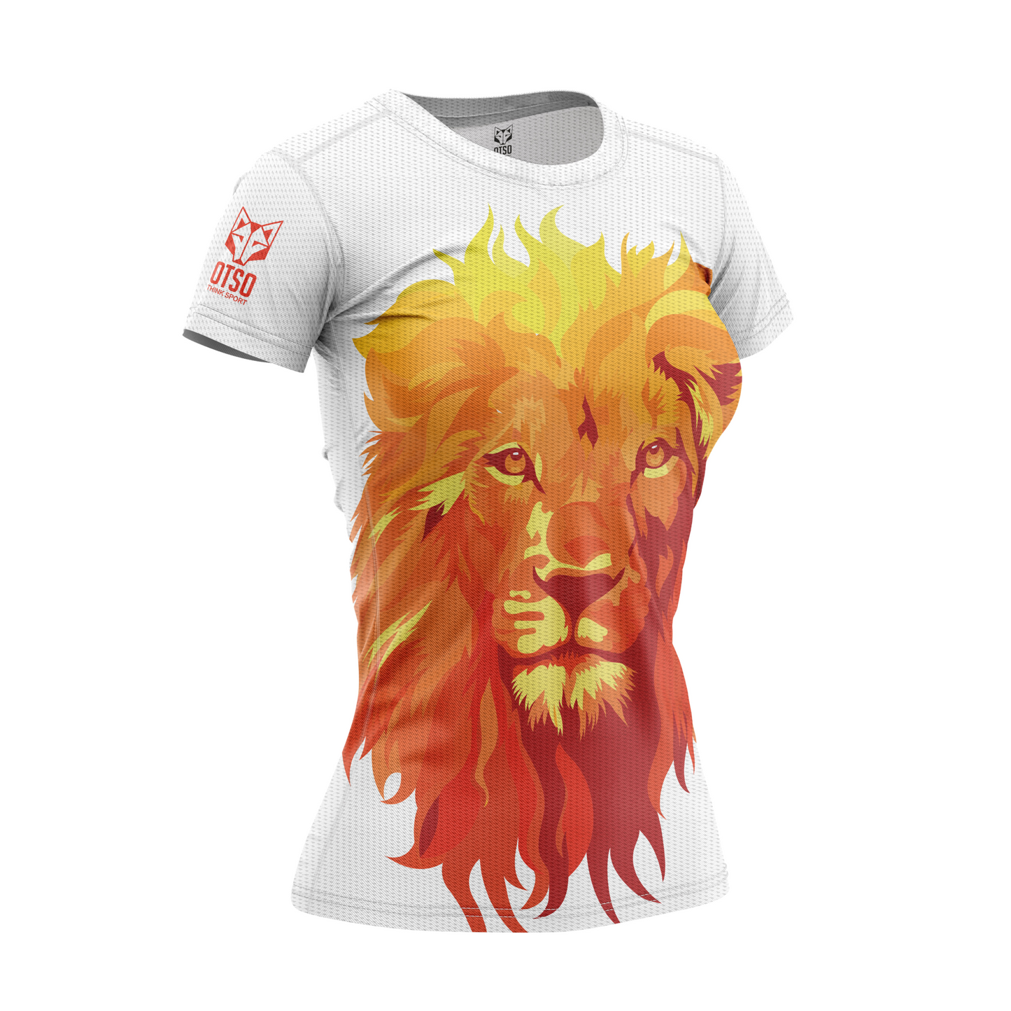 T-Shirt Femme - Be A Lion Orange