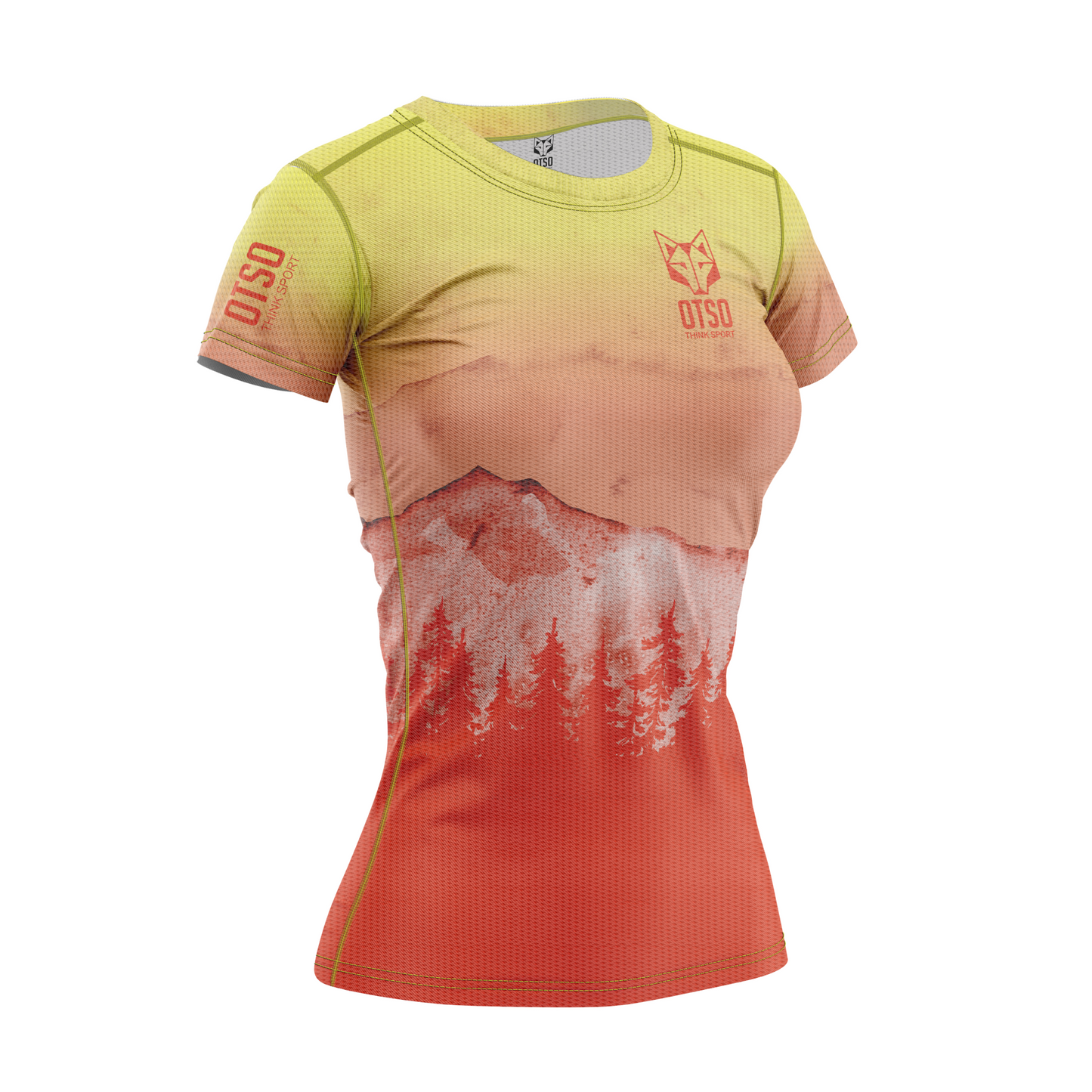 T-Shirt Femme - Orange Forest