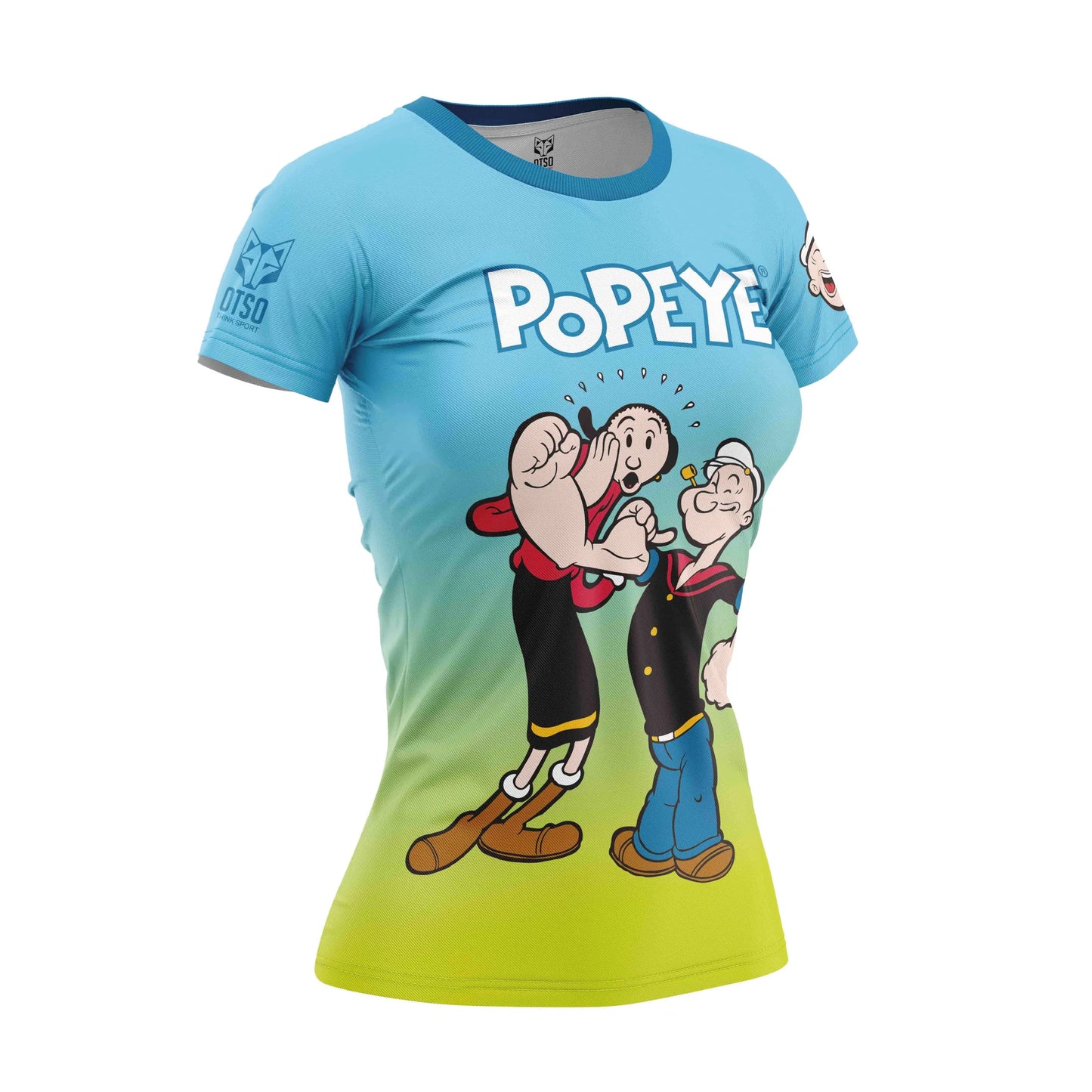 Damen-T-Shirt mit kurzen Ärmeln - Popeye & Olive