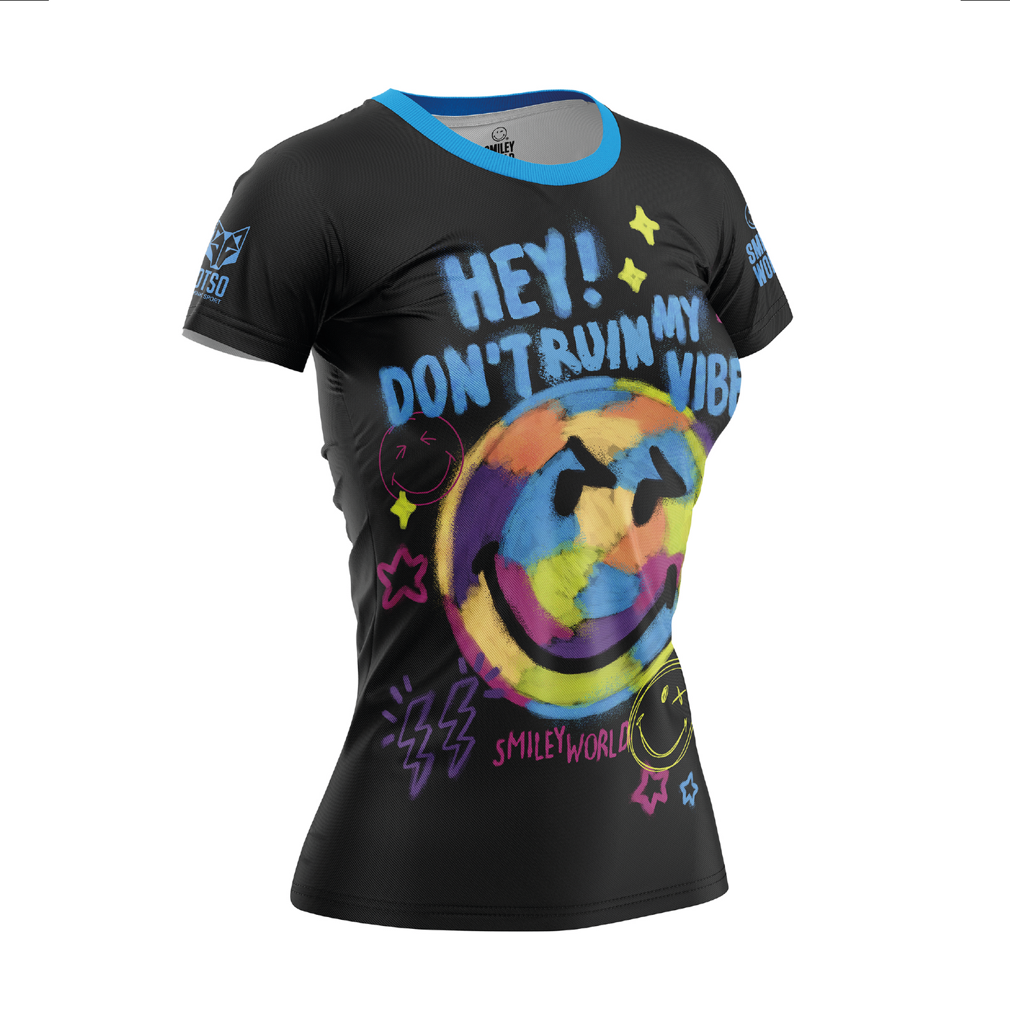 T-shirt Femme manches courtes - Smiley Festival