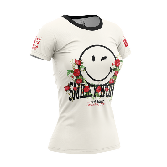 T-shirt Femme manches courtes - Smiley Vintage
