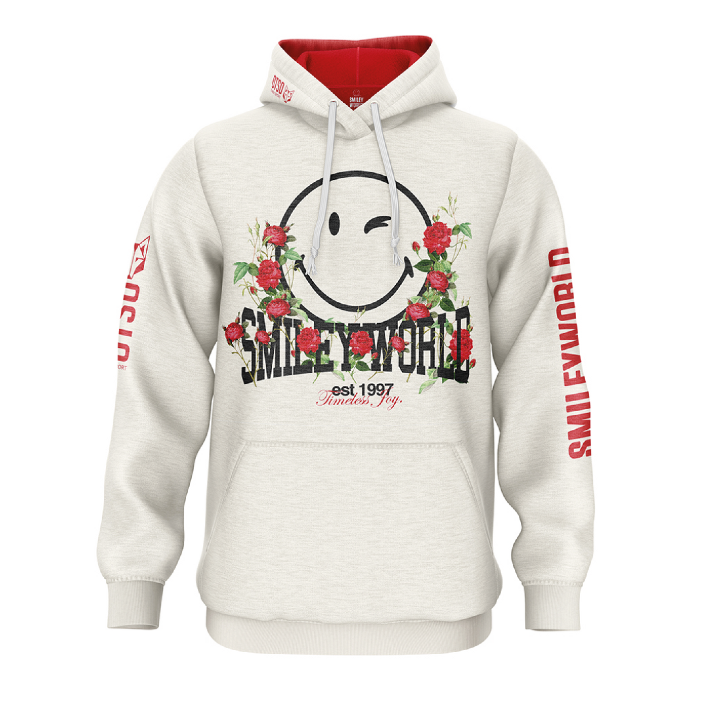 Sweat à capuche - Smiley Vintage