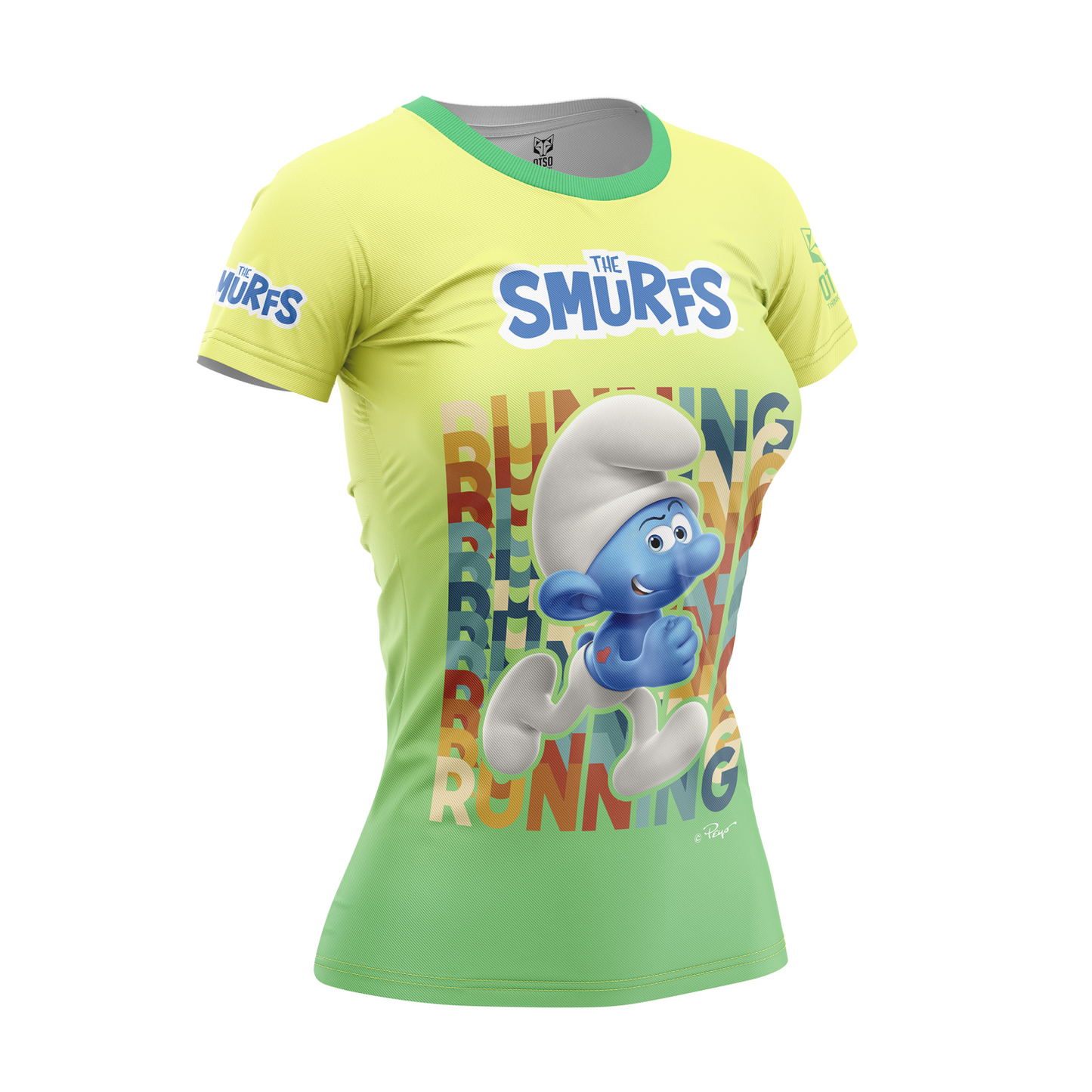 T-Shirt Femme - Smurf Running