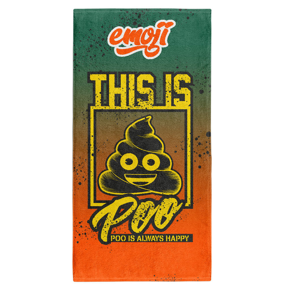 Serviette microfibre - Emoji Be like Poo