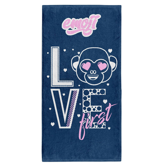 Serviette microfibre - Emoji Love First