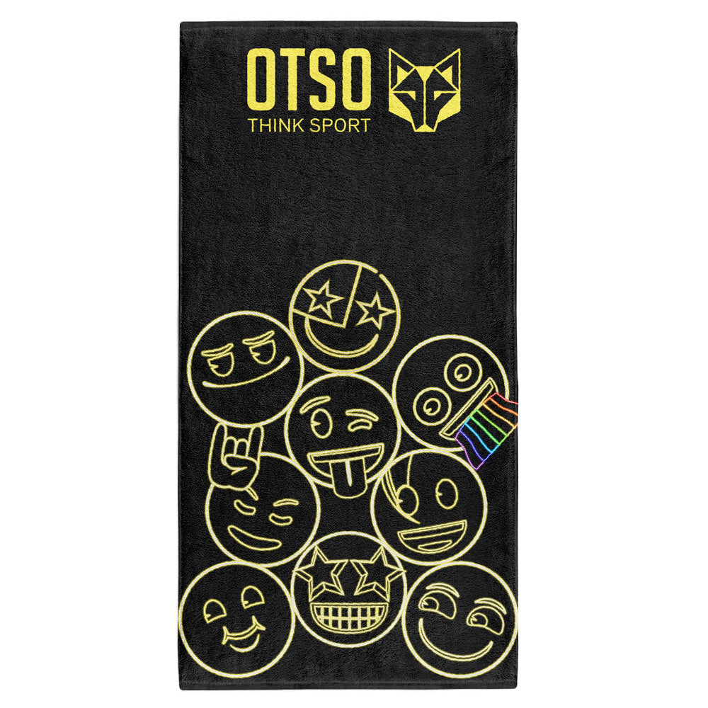 Serviette microfibre - Emoji Neon Faces