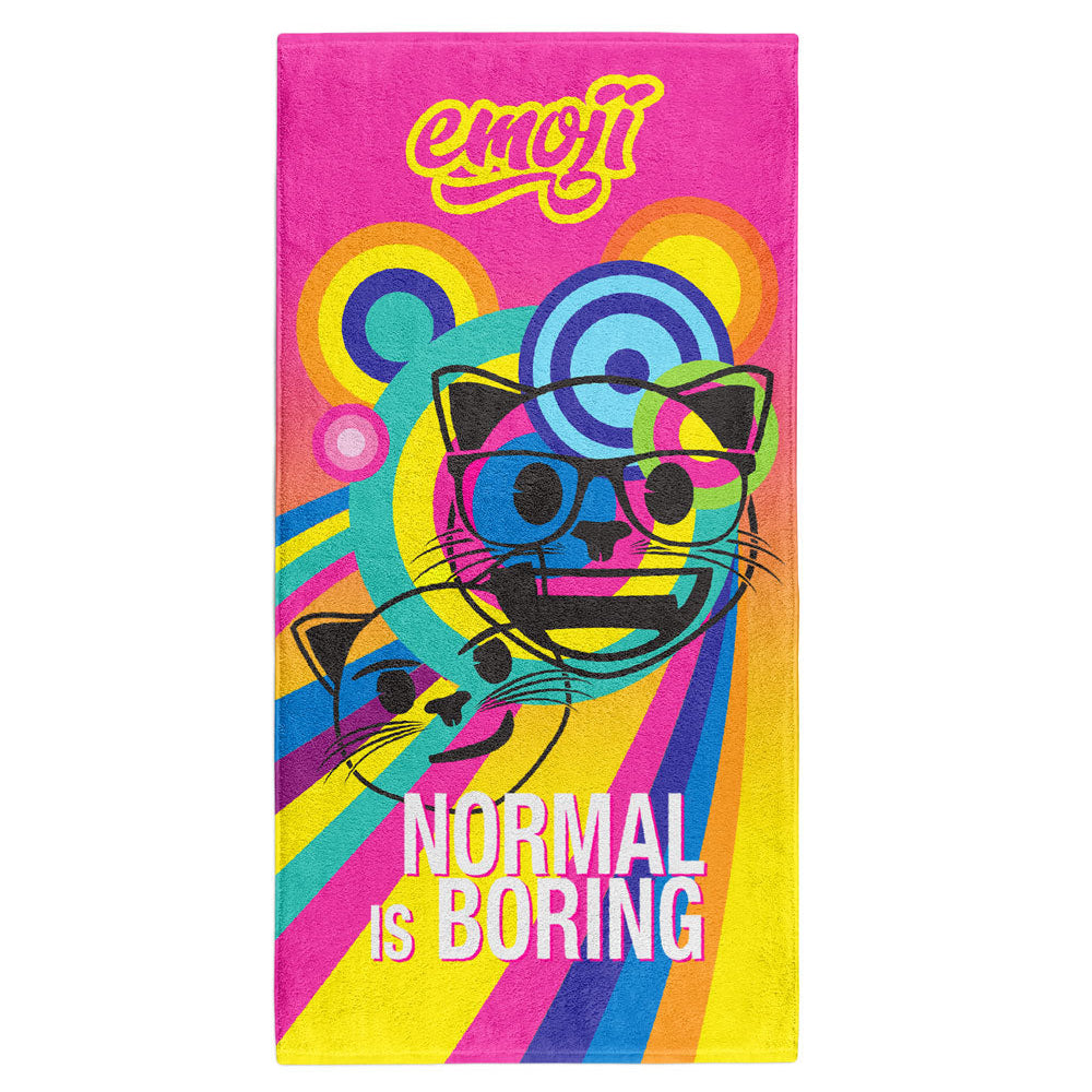 Serviette microfibre -Emoji Normal Is Boring