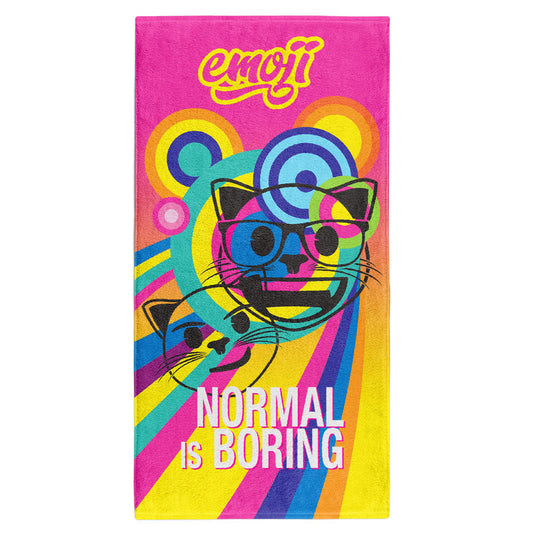 Serviette microfibre -Emoji Normal Is Boring