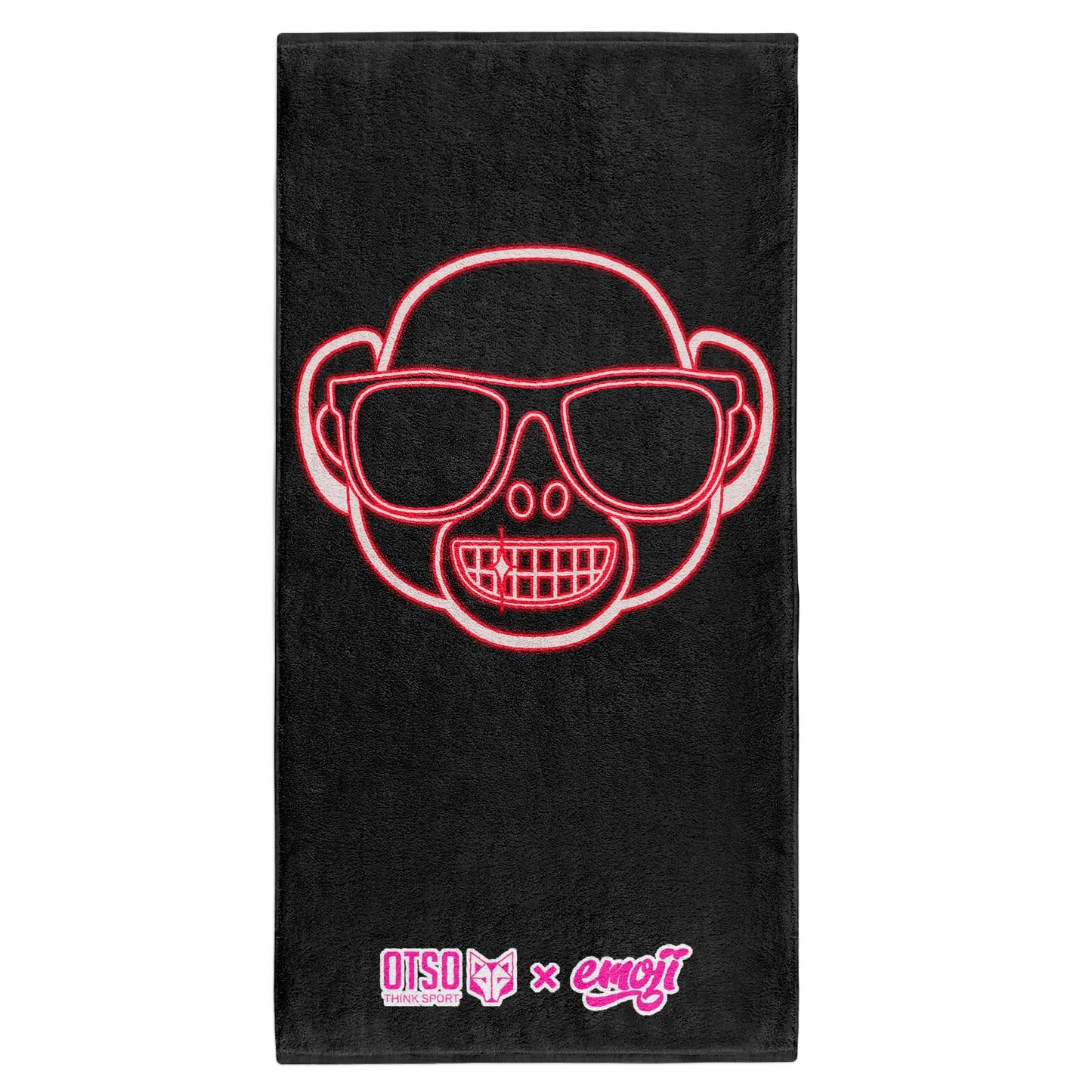 Mikrofaser-Tuch - Emoji Affe Neon