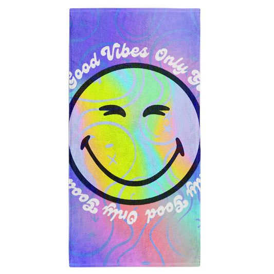 Microfiber towel - S.W.Smiley World Vibes