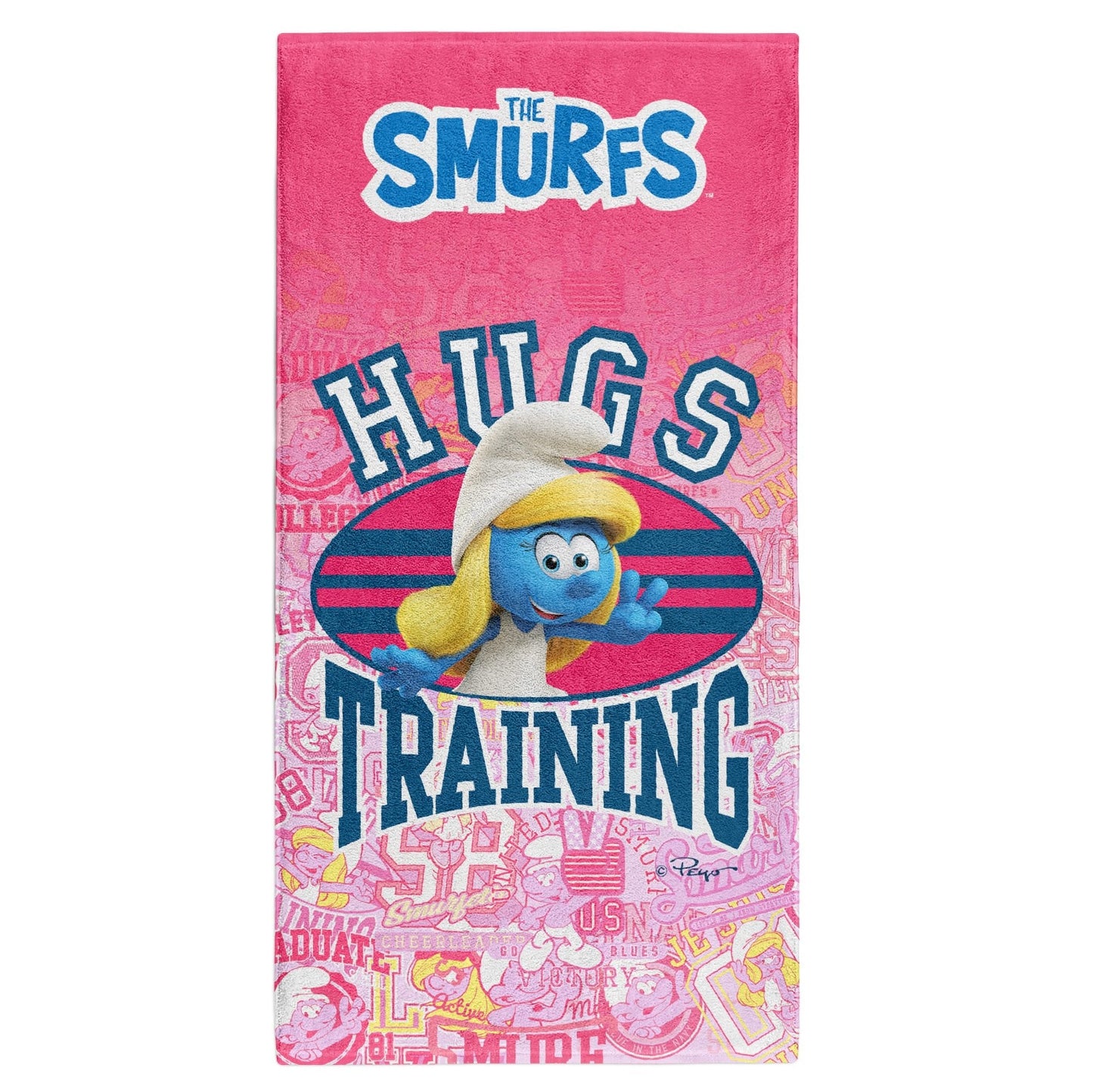 Serviette microfibre - Smurf Hugs