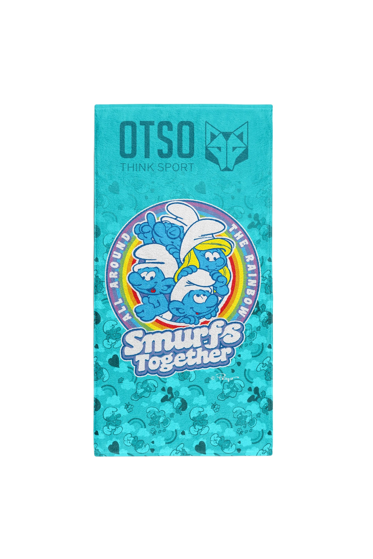Serviette microfibre - Smurf Rainbow (Outlet)