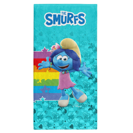 Serviette microfibre - Smurf Rainbow (Outlet)