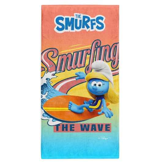 Serviette microfibre - Smurf Smurfing