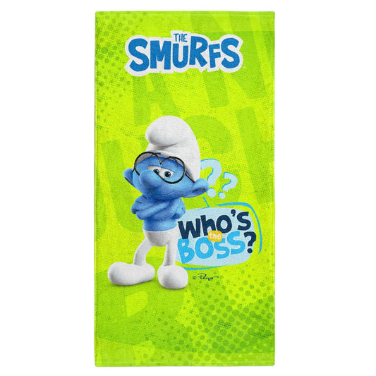 Serviette microfibre - Smurf The Boss (Outlet)