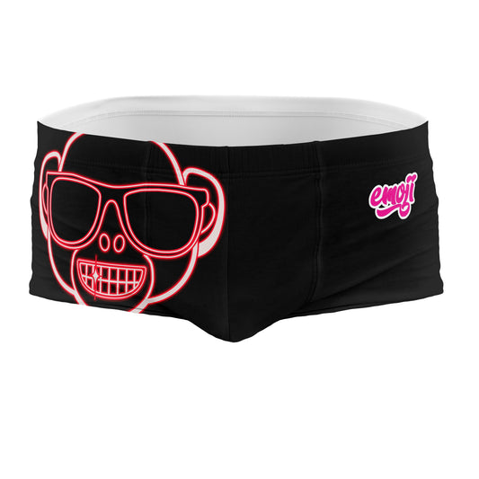 Swimming trunks - Neon Monkey Emoji