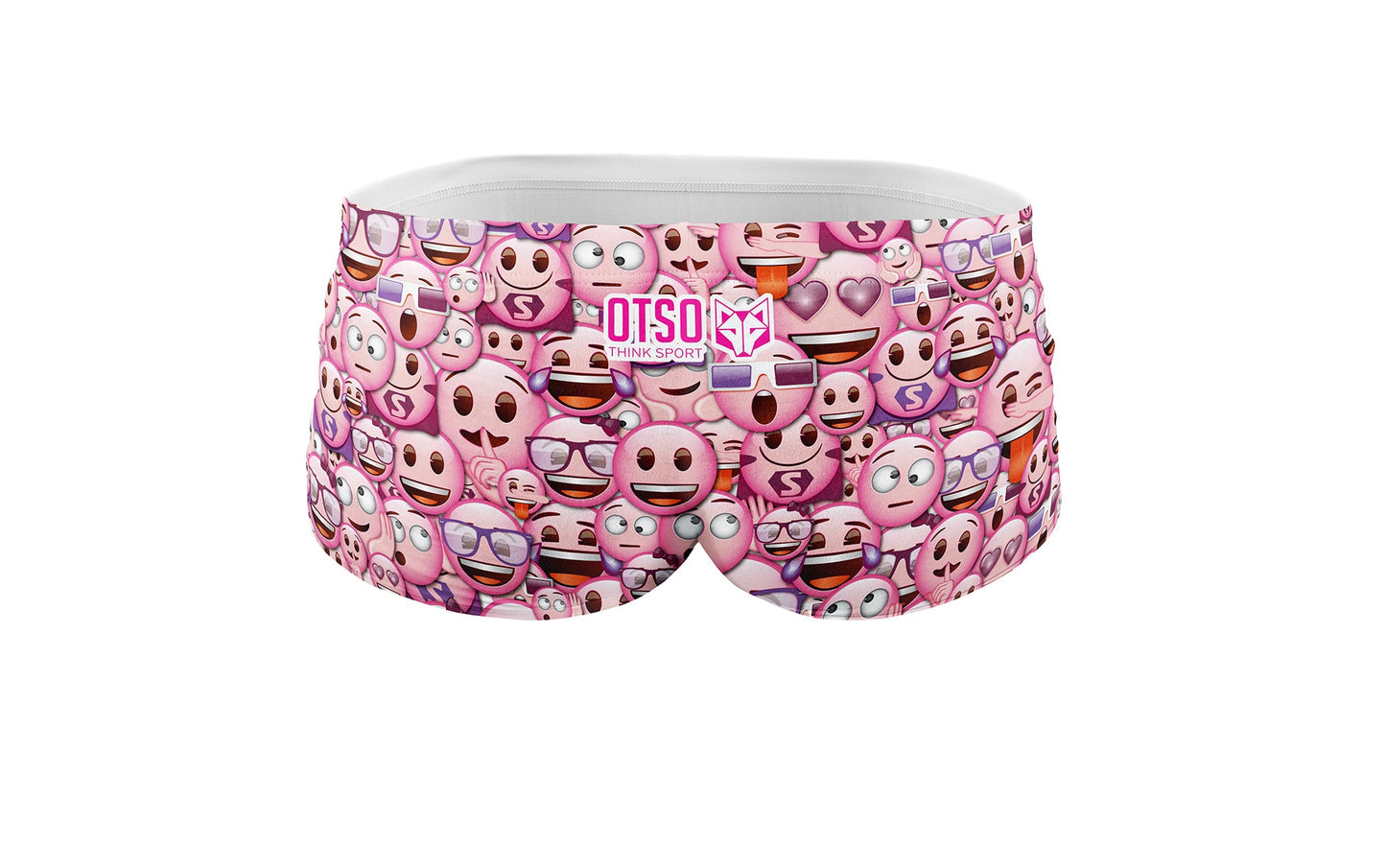 Boxer da bagno - Emoji Classico Rosa