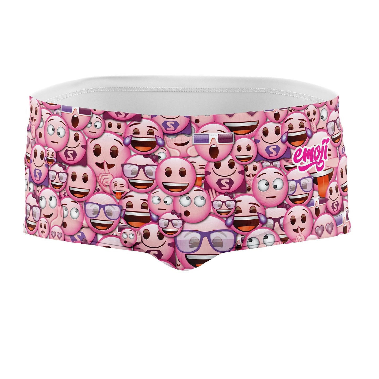 Boxer da bagno - Emoji Classico Rosa
