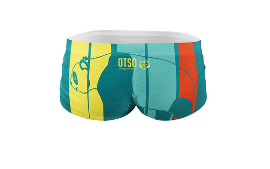Costume da bagno boxer - Faccina Panda