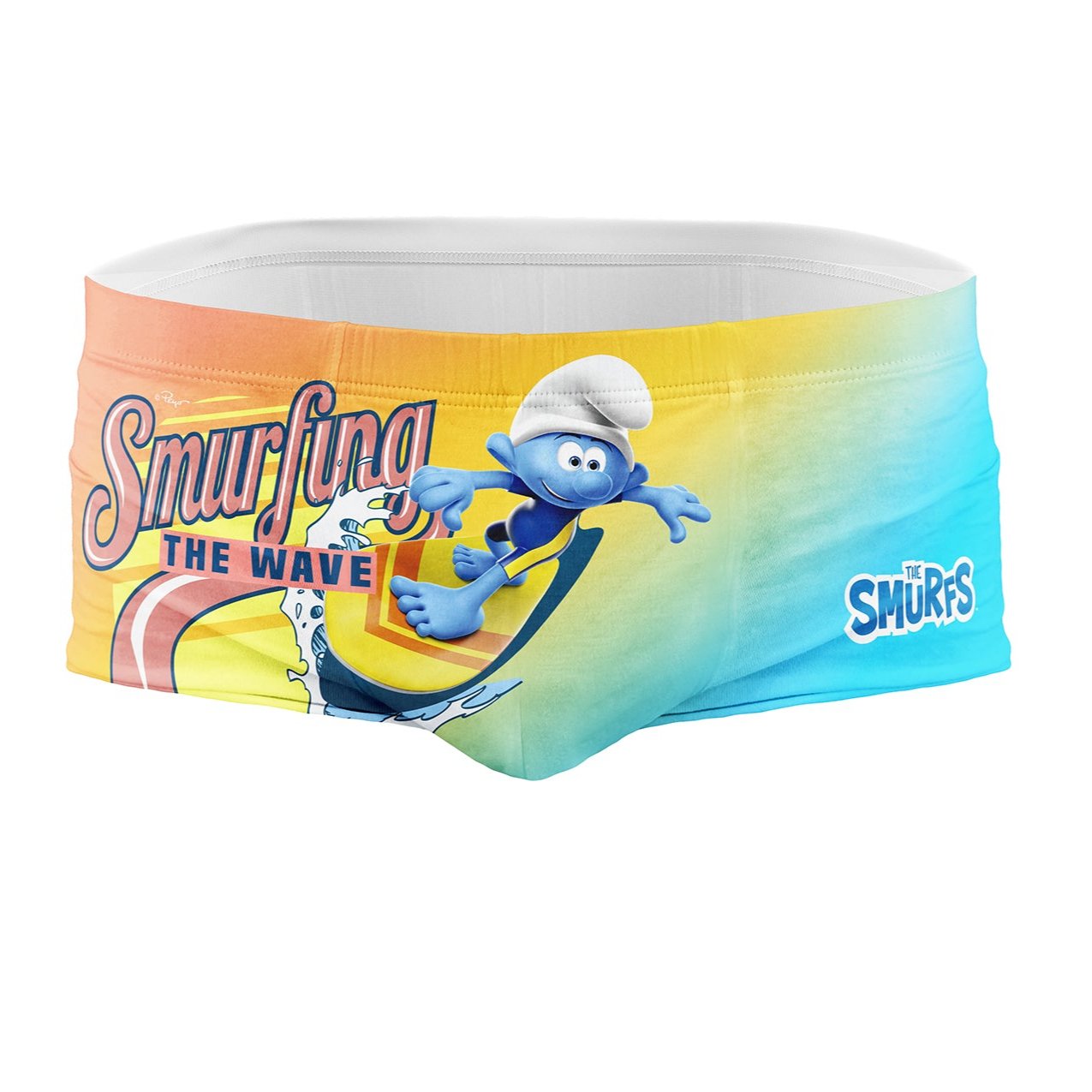 Boxer de bain - Smurf Smurfing