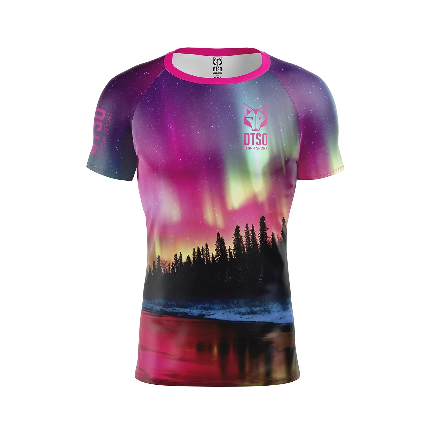 T-Shirt Homme manches courtes - Auroras boreales
