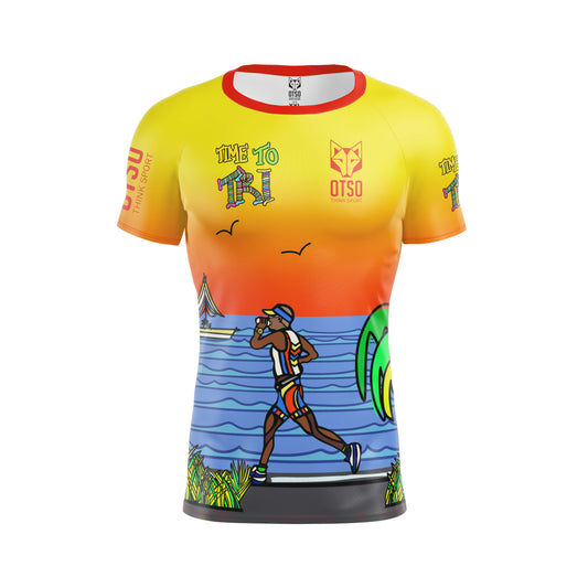 T-Shirt Homme manches courtes - Time to Tri Run
