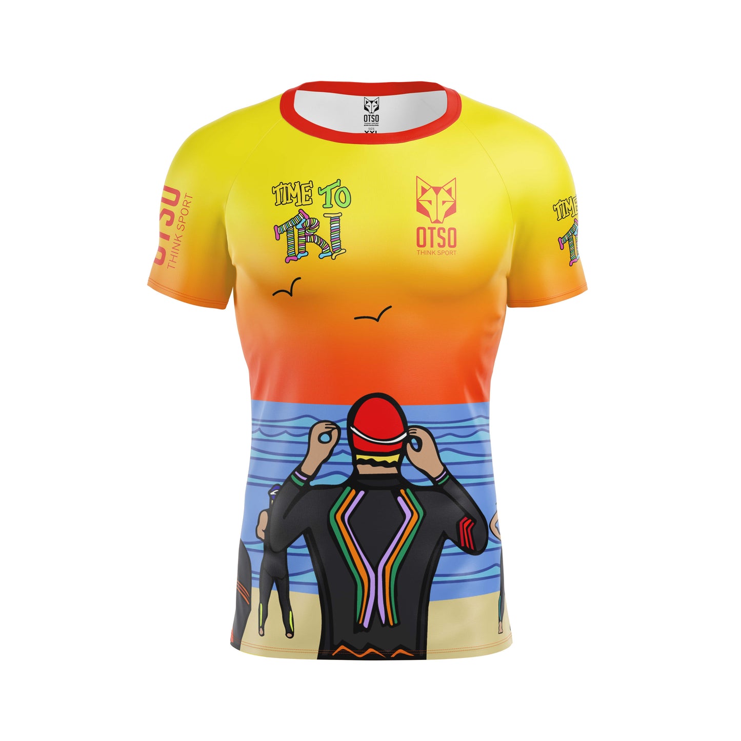 T-Shirt Homme manches courtes - Time to Tri Swim
