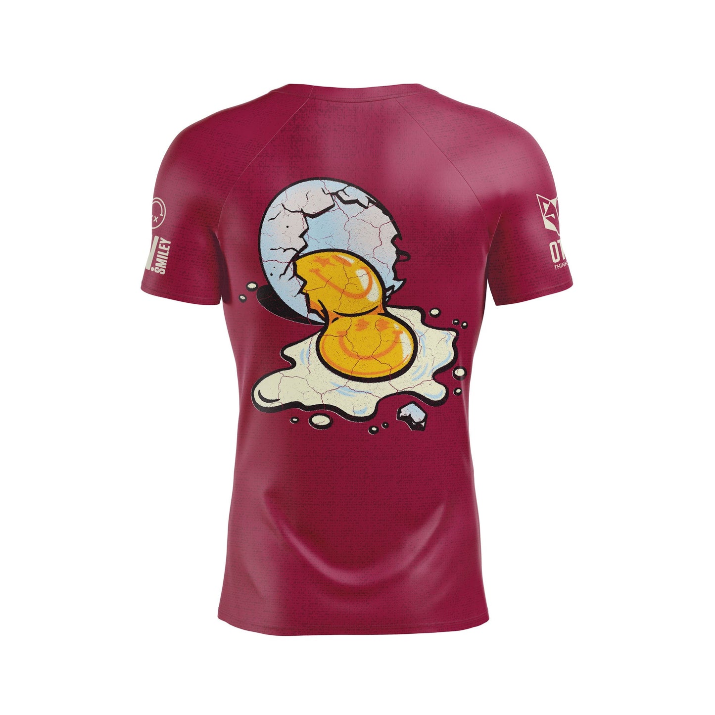 T-Shirt Homme - S.W.Smiley Concrete Canvas Egg