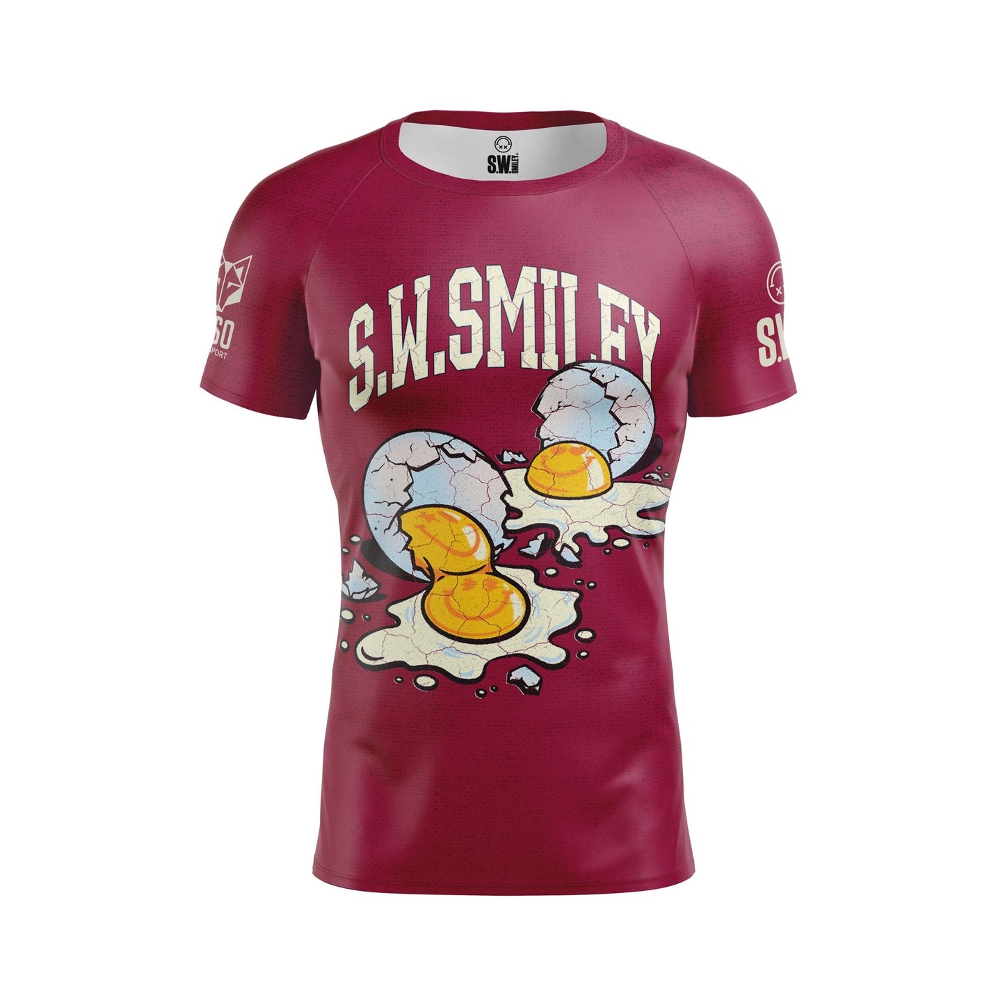 T-Shirt Homme - S.W.Smiley Concrete Canvas Egg