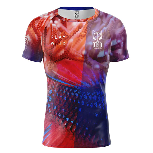 T-Shirt Padel Homme - Coral