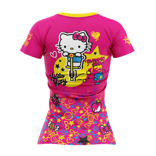 Maglietta Donna/Bambino maniche corte - Hello Kitty Scintillante