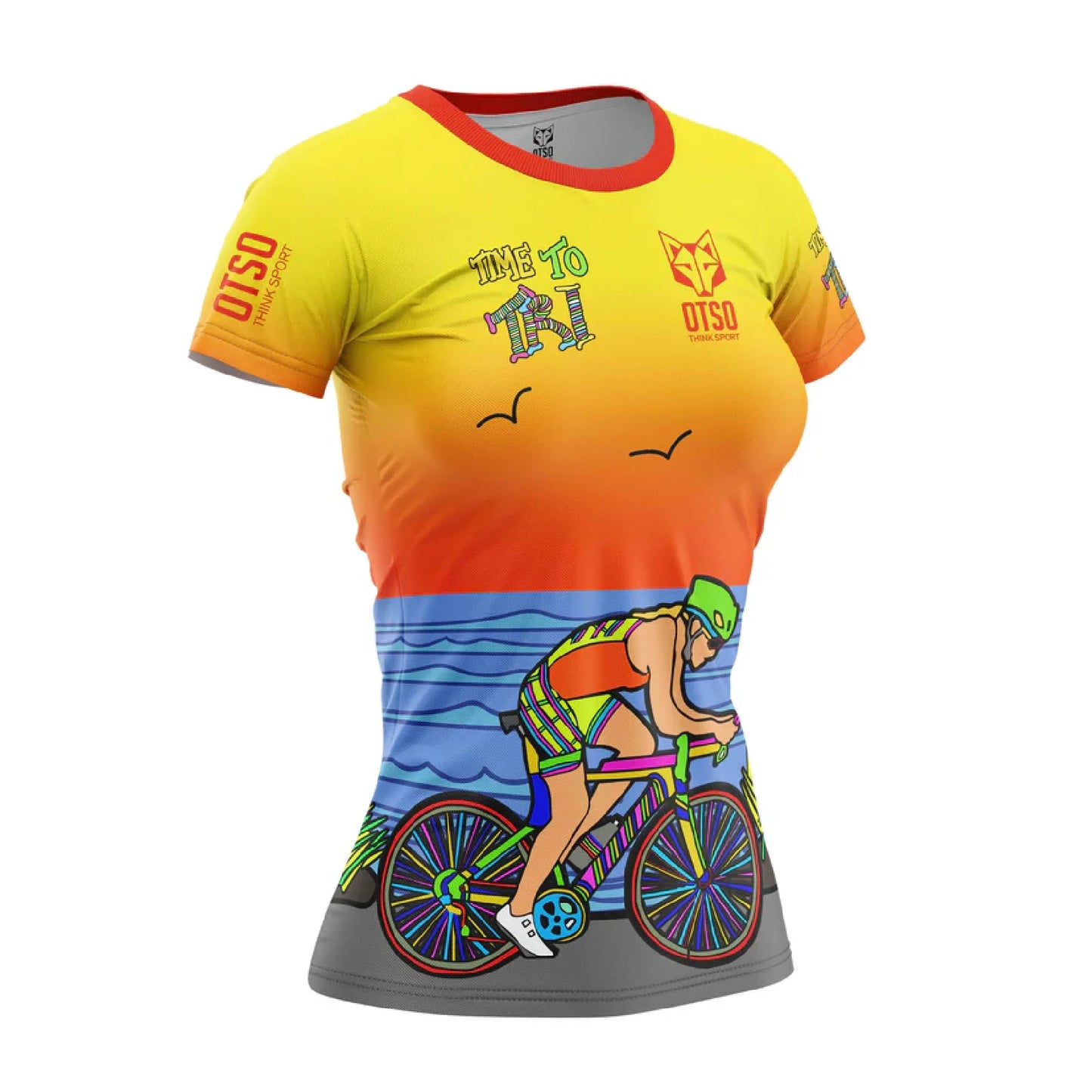 T-shirt Femme manches courtes - Time to Tri Bike
