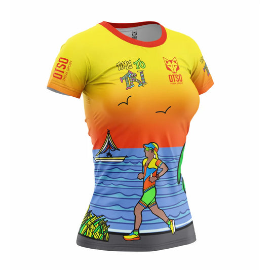 T-shirt Femme manches courtes - Time to Tri Run