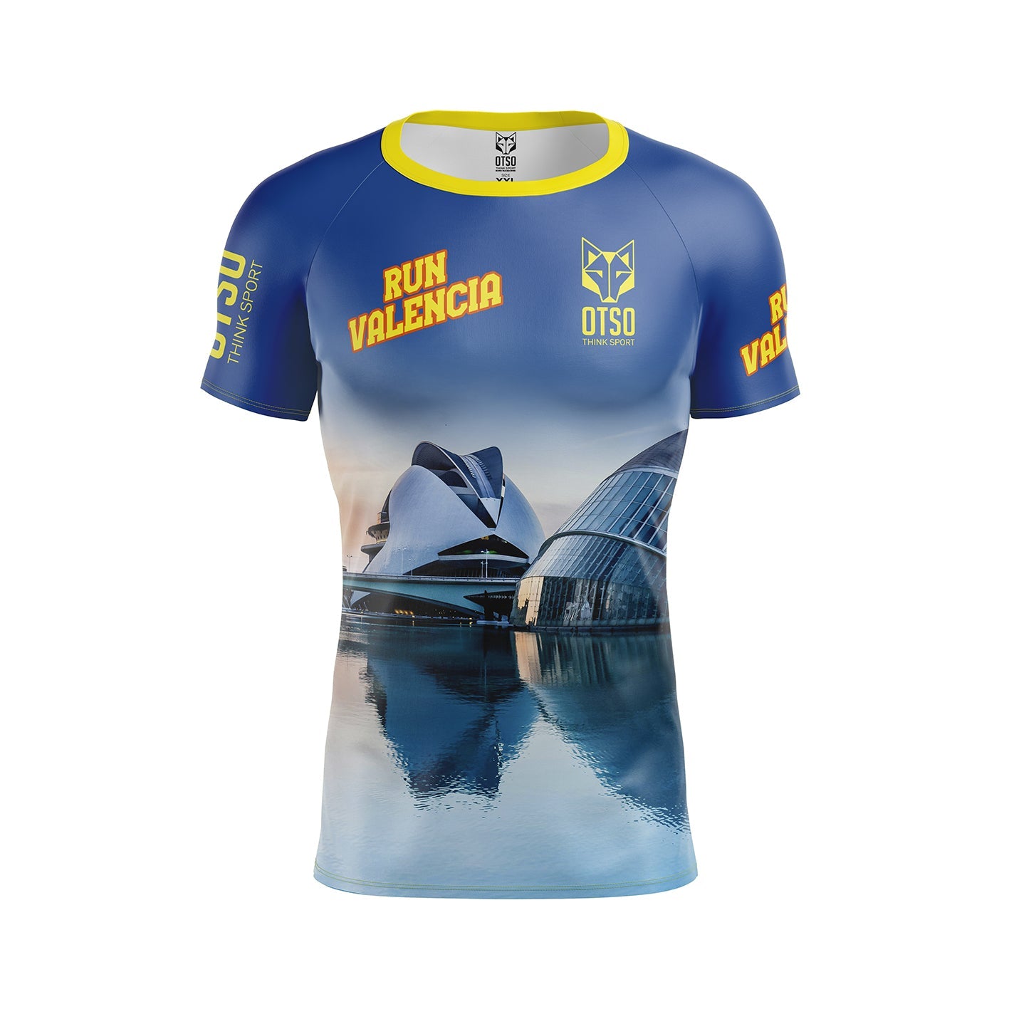 Herren T-Shirt mit kurzen Ärmeln - Lauf Valencia 2024 (Ausverkauf)