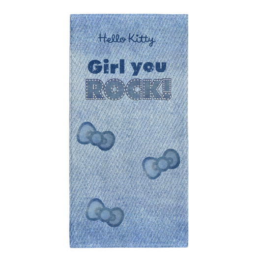 Serviette microfibre - Hello Kitty Denim