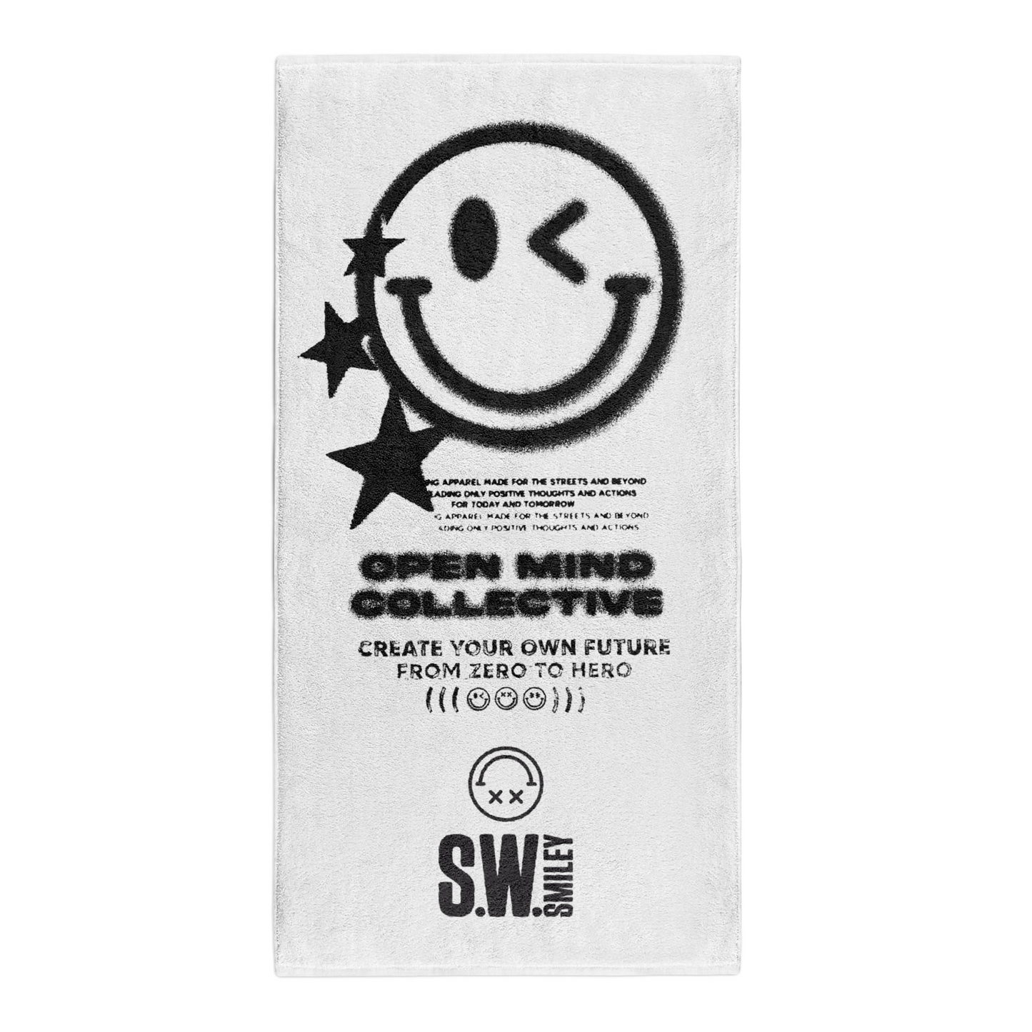 Serviette microfibre- S.W.Smiley Airbrushed Infinity