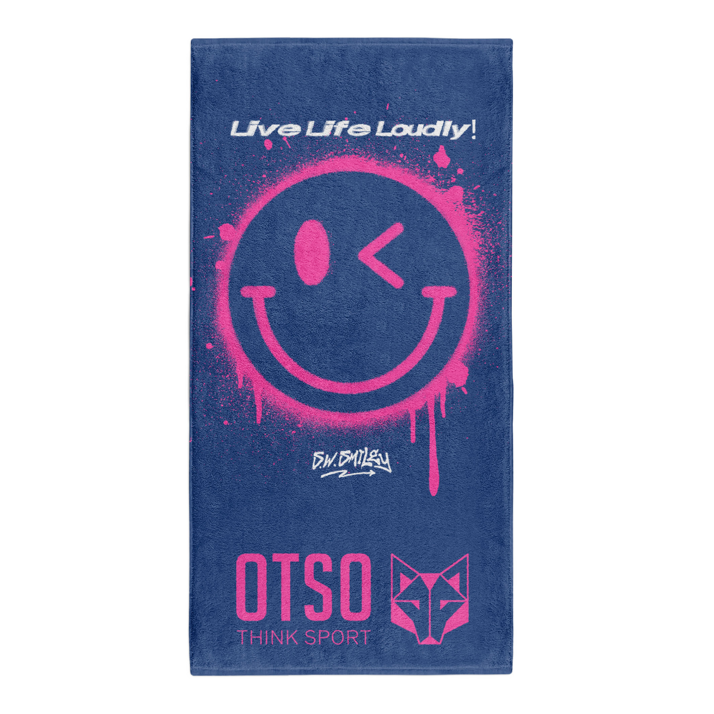Serviette microfibre - S.W.Smiley Graffiti