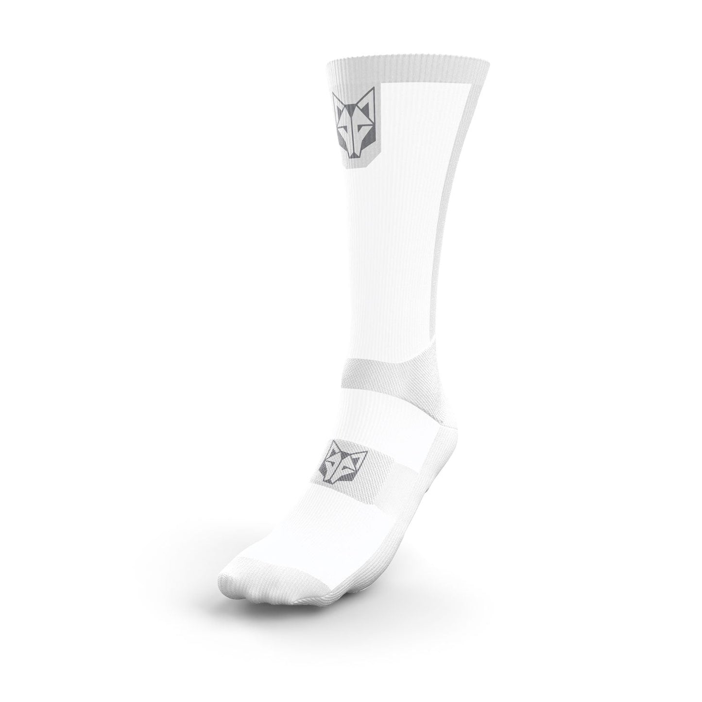 Ultra-Light Socks - Pure White & Silver Gray